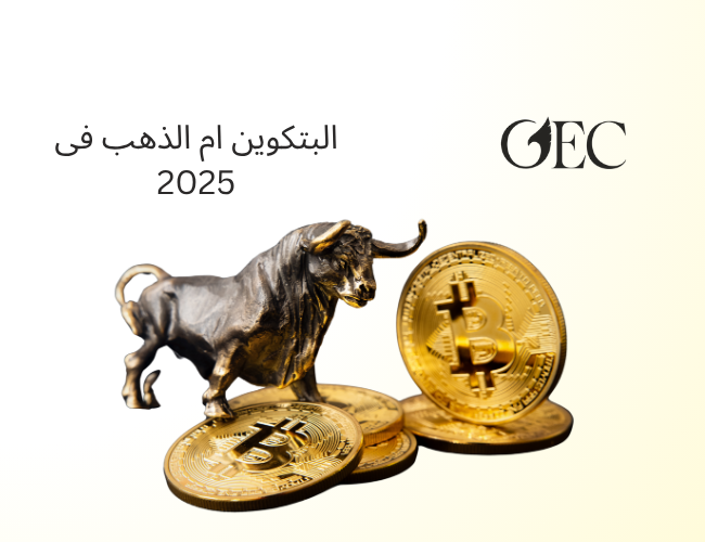 البتكوين ام الذهب فى 2025
